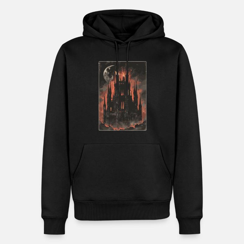 Le Tarot de la Tour - Sweat à capuche Premium bio Homme - noir