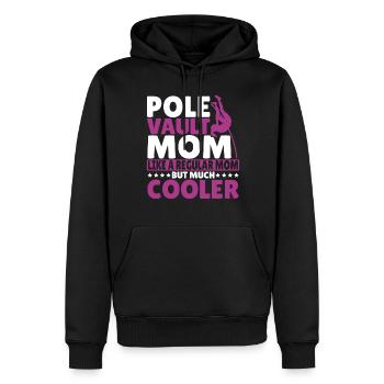 Stabhochspringer-Geschenk - Männer Premium Bio Hoodie - Schwarz - Vorne - Nico (187cm)