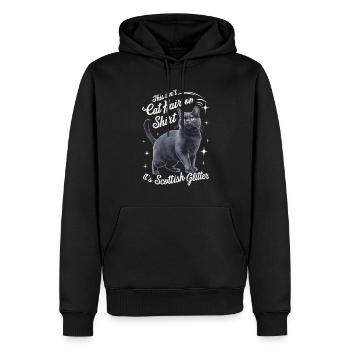 Katze Scottish Fold Geschenk - Männer Premium Bio Hoodie - Schwarz - Vorne - Nico (187cm)