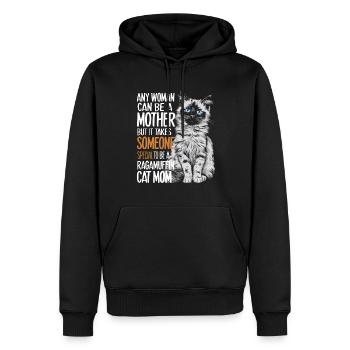 Katze Ragamuffin Geschenk - Männer Premium Bio Hoodie - Schwarz - Vorne - Nico (187cm)
