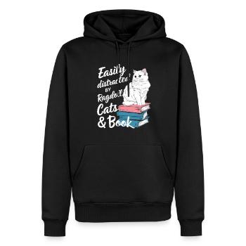 Katze Ragdoll Geschenk - Männer Premium Bio Hoodie - Schwarz - Vorne - Nico (187cm)