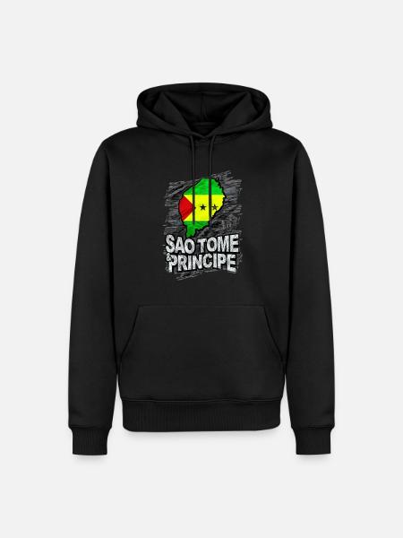 Sao Tome Príncipe - Men’s Premium Organic Hoodie - black