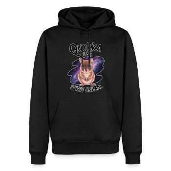 Quokka Disant Australie Drôle Quokka Cadeau - Sweat à capuche Premium bio Homme - noir - Devant - Nico (187cm)