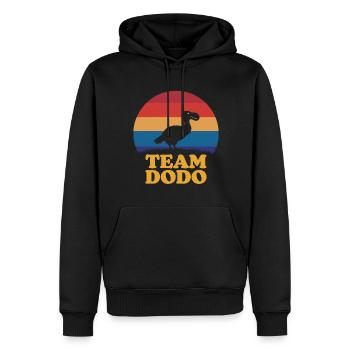 Dodo Dire Dodo Oiseau Drôle Dodo Cadeau - Sweat à capuche Premium bio Homme - noir - Devant - Nico (187cm)