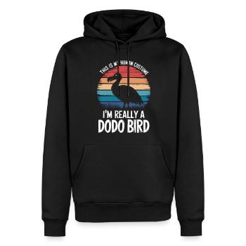 Dodo Dire Dodo Oiseau Drôle Dodo Cadeau - Sweat à capuche Premium bio Homme - noir - Devant - Nico (187cm)