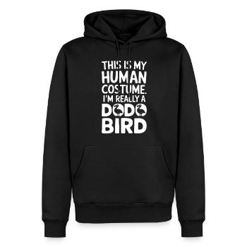 Dodo Dire Dodo Oiseau Drôle Dodo Cadeau - Sweat à capuche Premium bio Homme - noir - Devant - Nico (187cm)