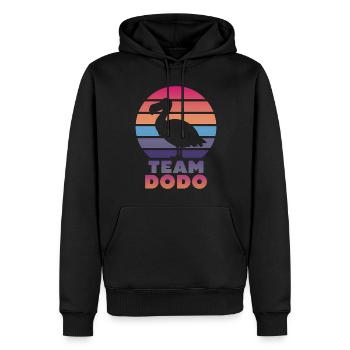 Dodo Dire Dodo Oiseau Drôle Dodo Cadeau - Sweat à capuche Premium bio Homme - noir - Devant - Nico (187cm)