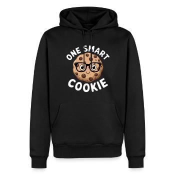Cookies Spruch Schoko Kekse Lustig Cookie Geschenk - Männer Premium Bio Hoodie - Schwarz - Vorne - Nico (187cm)