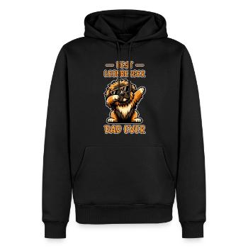 Leonberger Spruch Lustiges Leonberger Geschenk - Männer Premium Bio Hoodie - Schwarz - Vorne - Nico (187cm)