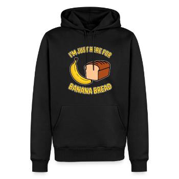 Banana Bread Dire Drôle Banana Bread Cadeau - Sweat à capuche Premium bio Homme - noir - Devant - Nico (187cm)