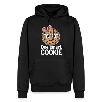 Cookies Disant Biscuits au Chocolat Cadeau de Cookie Drôle - Sweat à capuche Premium bio Homme - noir - Devant - Nico (187cm)