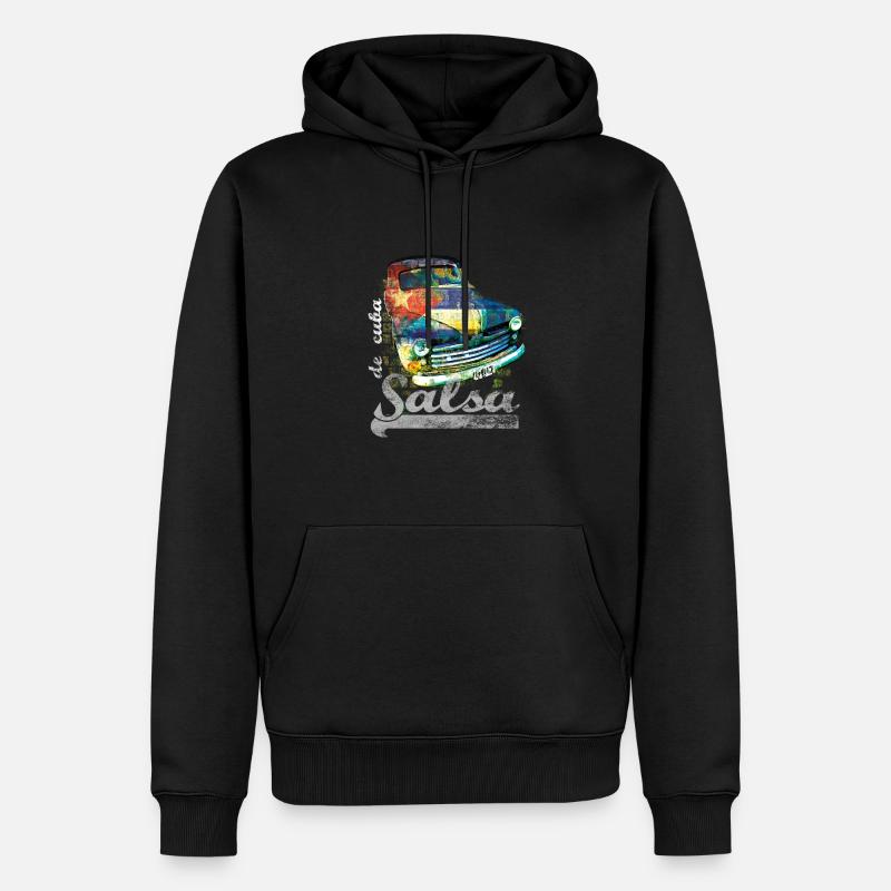 salsa - Männer Premium Bio Hoodie - Schwarz