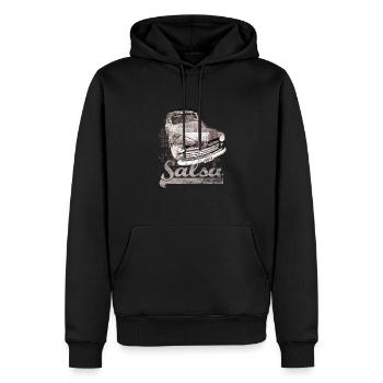 salsa - Sweat à capuche Premium bio Homme - noir - Devant - Nico (187cm)