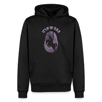 Equestrian sports are in my DNA - Men’s Premium Organic Hoodie - black - Front - Nico (187cm)