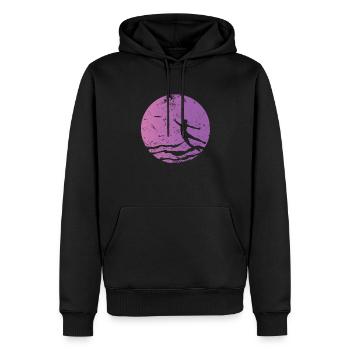 Le disc golf est bien trop rapide pour vous - Sweat à capuche Premium bio Homme - noir - Devant - Nico (187cm)