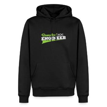 Ingénieur Ingénieur biomédical - Sweat à capuche Premium bio Homme - noir - Devant - Nico (187cm)