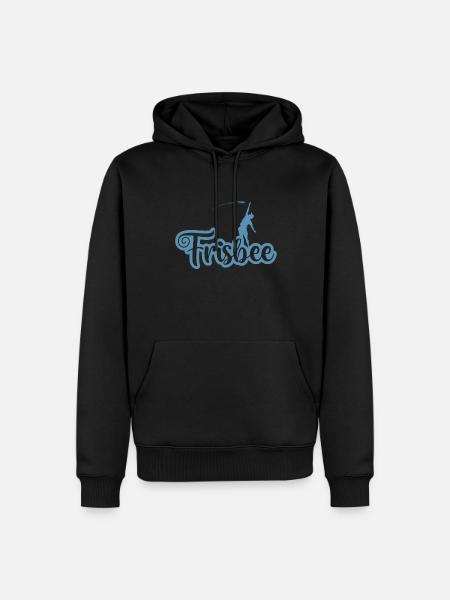 Play Frisbee with friends - Men’s Premium Organic Hoodie - black