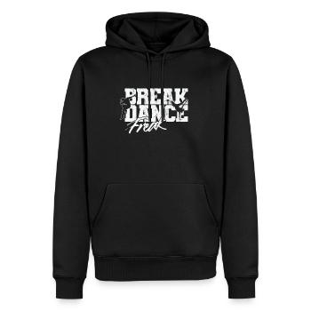 Breakdance Freak - Men’s Premium Organic Hoodie - black - Front - Nico (187cm)