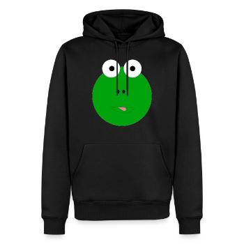 frog frog toad funny gift funny funny funny - Men’s Premium Organic Hoodie - black - Front - Nico (187cm)