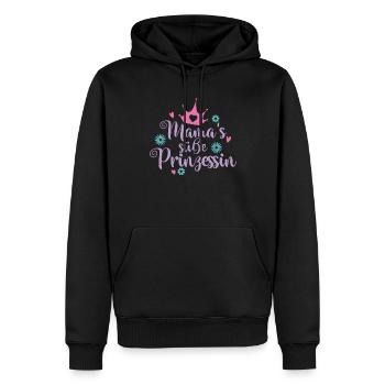 Mama's süße Prinzessin - Männer Premium Bio Hoodie - Schwarz - Vorne - Nico (187cm)