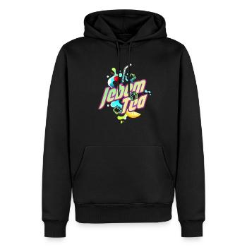 JebemTea - Der Tee für Jugos - Männer Premium Bio Hoodie - Schwarz - Vorne - Nico (187cm)