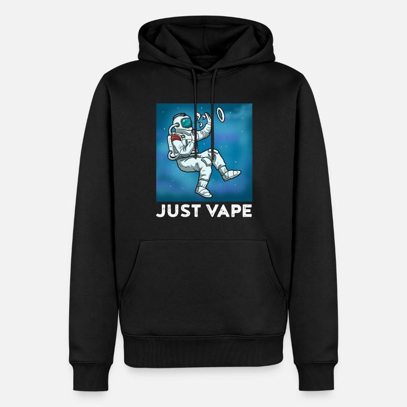 Juste Vape Steam Cadeau - Sweat à capuche Premium bio Homme - noir