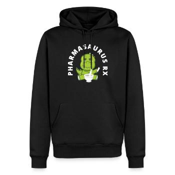 Pharmacien Pharmacien Pharmacie Cadeau - Sweat à capuche Premium bio Homme - noir - Devant - Nico (187cm)