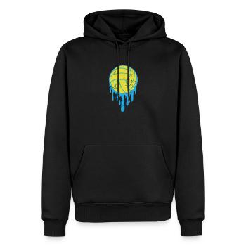 Water Polo Hobby Ball Sports Piscine aquatique - Sweat à capuche Premium bio Homme - noir - Devant - Nico (187cm)