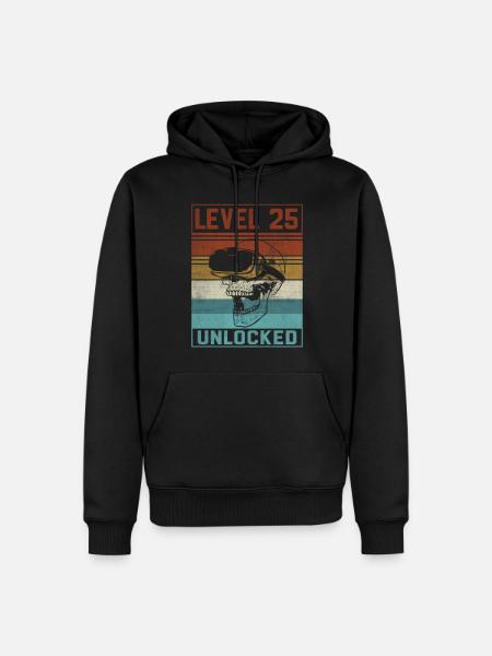 25th Birthday Gamer - Men’s Premium Organic Hoodie - black