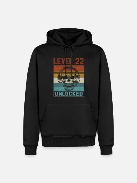 Gamer 22nd Birthday - Men’s Premium Organic Hoodie - black