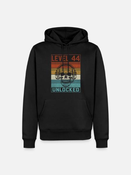 Gamer 44th Birthday - Men’s Premium Organic Hoodie - black