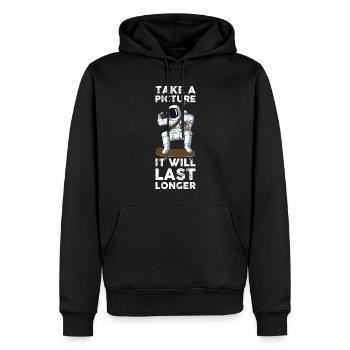 Take A Picture Fotografie Geschenk - Männer Premium Bio Hoodie - Schwarz - Vorne - Nico (187cm)