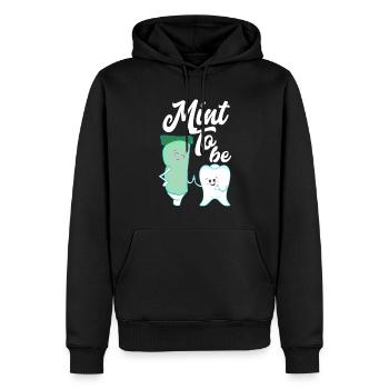 Dentiste Assistant dentaire Assistant dentaire Cadeau - Sweat à capuche Premium bio Homme - noir - Devant - Nico (187cm)