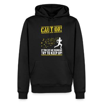 Funny Beekeeper Father Funny Beekeeping Father - Men’s Premium Organic Hoodie - black - Front - Nico (187cm)