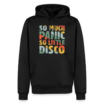 So much Panic so little Disco - Männer Premium Bio Hoodie - Schwarz - Vorne - Nico (187cm)