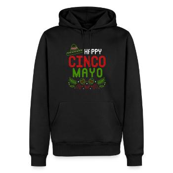 Cinco De Mayo Fiesta mexicaine Sombrero - Sweat à capuche Premium bio Homme - noir - Devant - Nico (187cm)