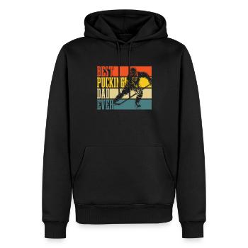 Bester Verdammter Vater Aller Zeiten Für - Männer Premium Bio Hoodie - Schwarz - Vorne - Nico (187cm)