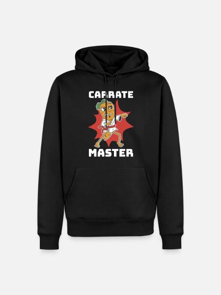 Carrate Karate Gift - Men’s Premium Organic Hoodie - black