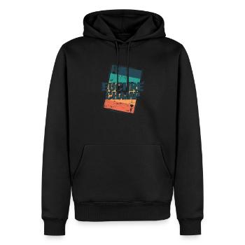 Euchre Champ Jeu de cartes à jouer Cartes à jouer - Sweat à capuche Premium bio Homme - noir - Devant - Nico (187cm)