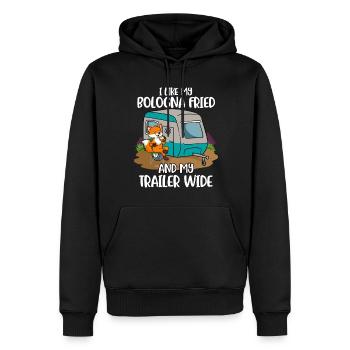 Bologna Fried Trailer Wide Wohnmobil Geschenk - Männer Premium Bio Hoodie - Schwarz - Vorne - Nico (187cm)