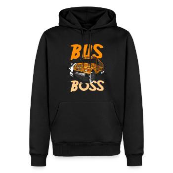 Funny school bus driver school bus bus driver - Men’s Premium Organic Hoodie - black - Front - Nico (187cm)