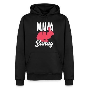Rabbit Rabbit Pet Rabbit Mama Gift - Men’s Premium Organic Hoodie - black - Front - Nico (187cm)