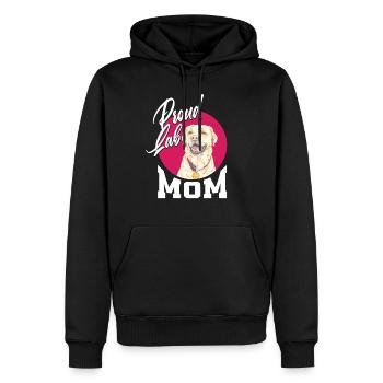 Stolze Labrador Mama - Männer Premium Bio Hoodie - Schwarz - Vorne - Nico (187cm)