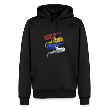 Saxophon Jazz - Männer Premium Bio Hoodie - Schwarz - Vorne - Nico (187cm)