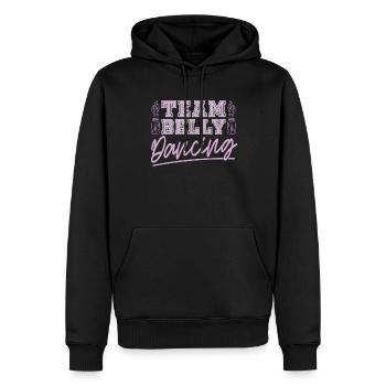 Team belly dance For belly dancer - Men’s Premium Organic Hoodie - black - Front - Nico (187cm)