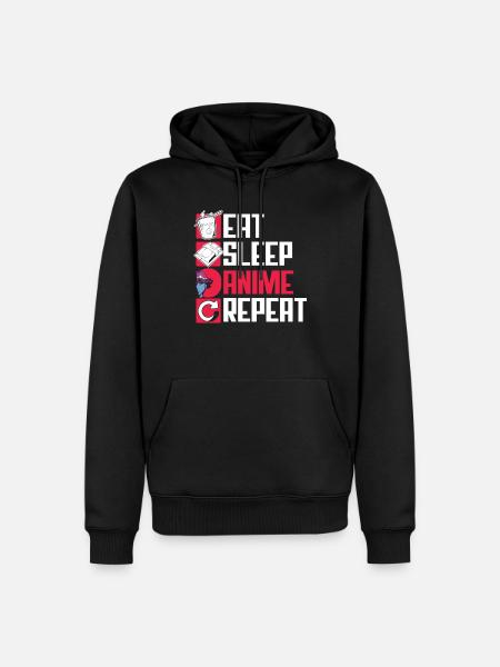 Funny Anime Gift - Men’s Premium Organic Hoodie - black