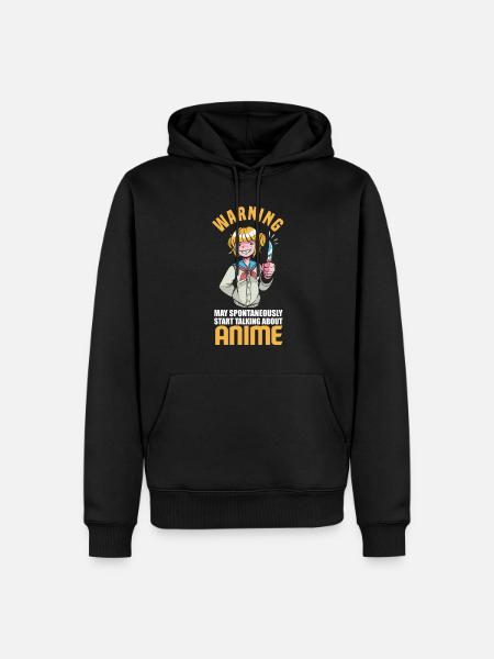 Funny Anime Gift - Men’s Premium Organic Hoodie - black