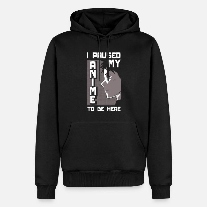 Drôle de cadeau d’anime - Sweat à capuche Premium bio Homme - noir