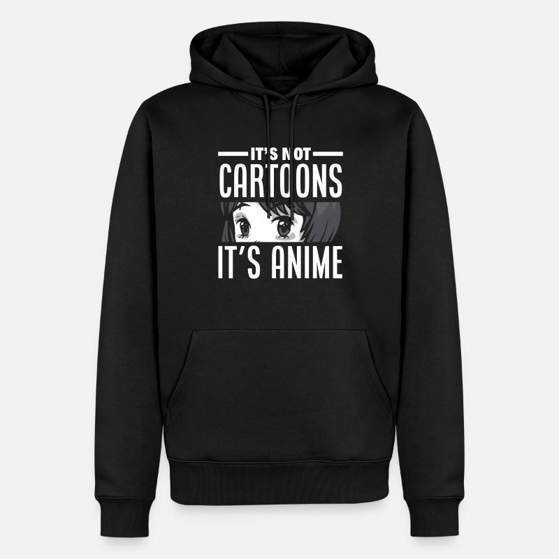 Lustiges Anime Geschenk - Männer Premium Bio Hoodie - Schwarz