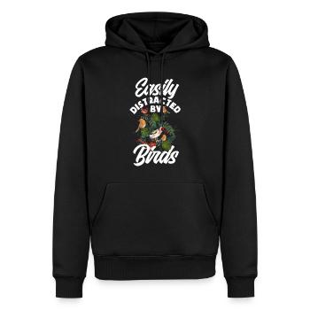 Vogel Liebhaber Vögel Vogelbeobachter Geschenk - Männer Premium Bio Hoodie - Schwarz - Vorne - Nico (187cm)